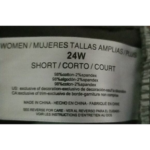 Gloria Vanderbilt Amanda Slimming Jeans Women sz 24W Short Gray‎ Stretch Pants - Picture 9 of 14